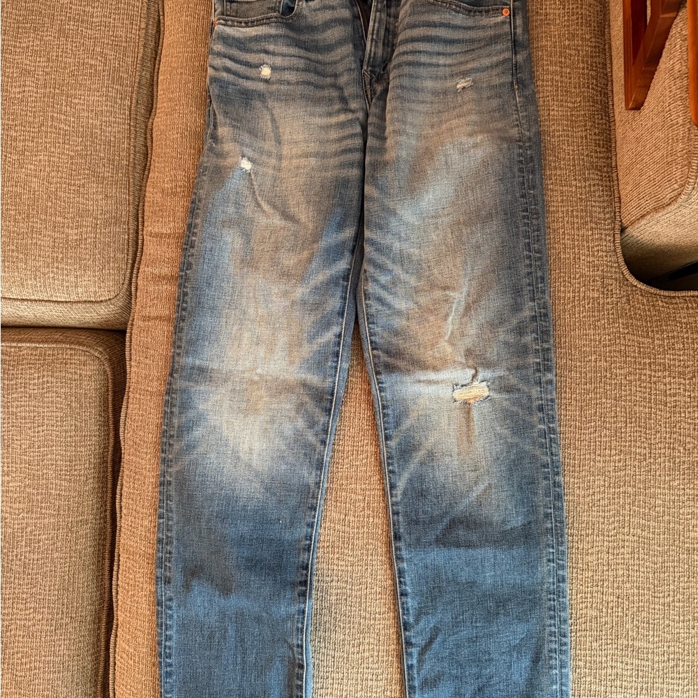American Eagle Outfitters Relaxed Fit Distressed Denim